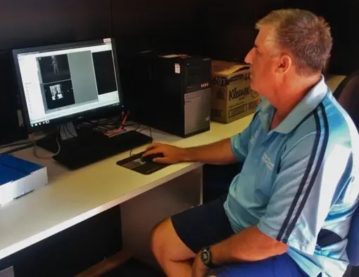 The Batting Doctor - John at Desk